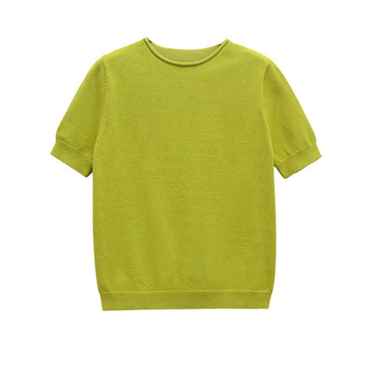Variant image for Topp för Dam Löst Rund Hals Polyester-1
