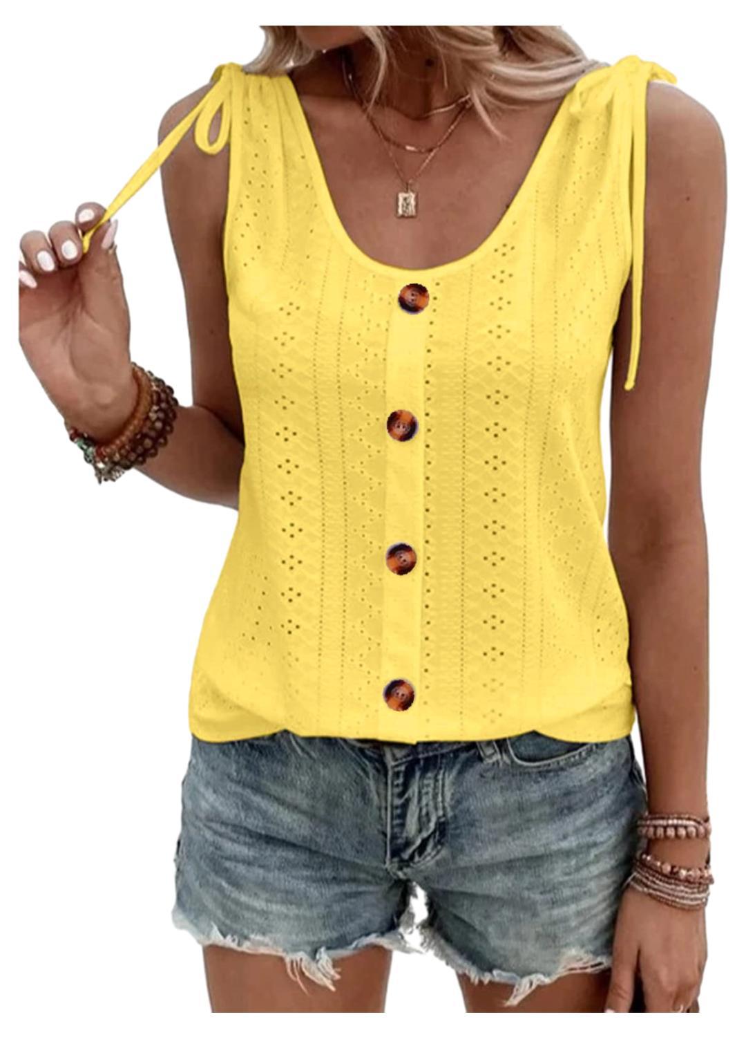 Variant image for Dam Väst Rund Hals Kabelknappfri Mjuk Polyester-26