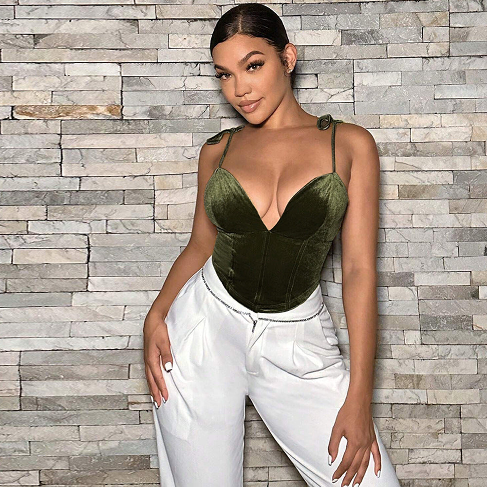 Kvinnors Asymmetrisk Tröja Stretchigt Tyg-1