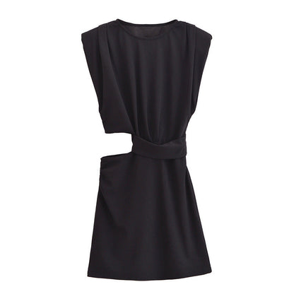 Fina Dam Klänningar Slim Fit Casual Polyester-5