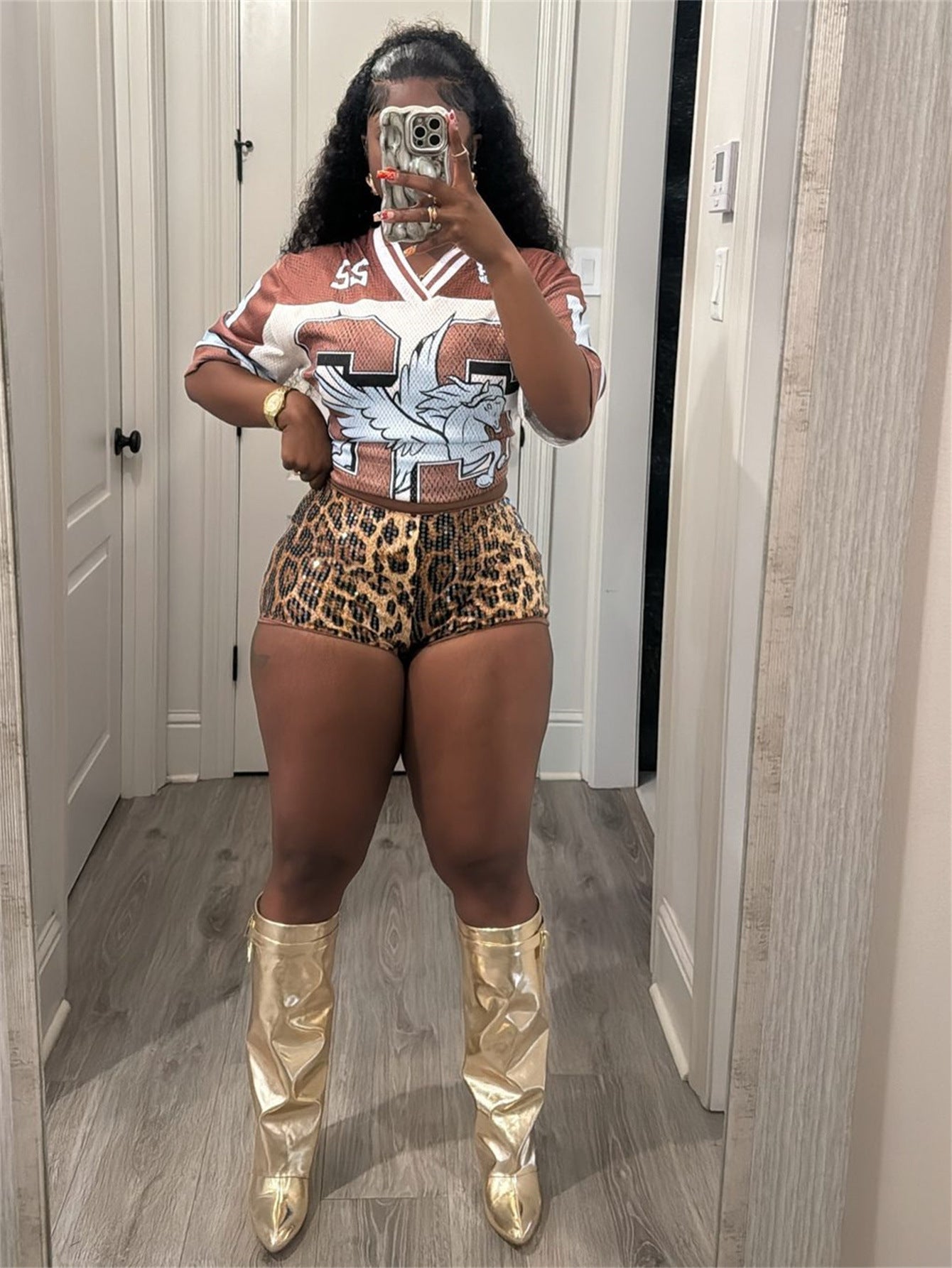 Herr T-shirt Kort Ärmar V-ringning Kvalitets Polyester Spandex-6