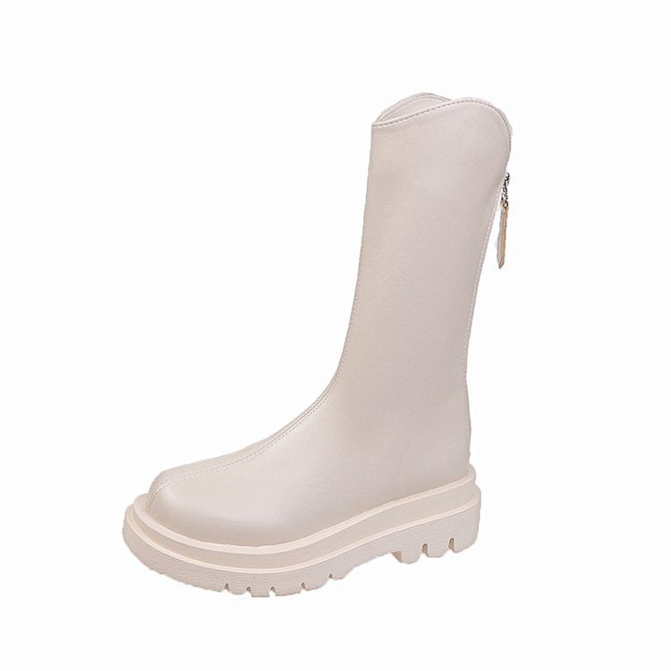 Dam Gummistövlar Hög Axel med Halkfri Sula i Gummi-6