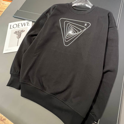 Dam Tröja Cirkulär Löst Fit 100% Bomull-2