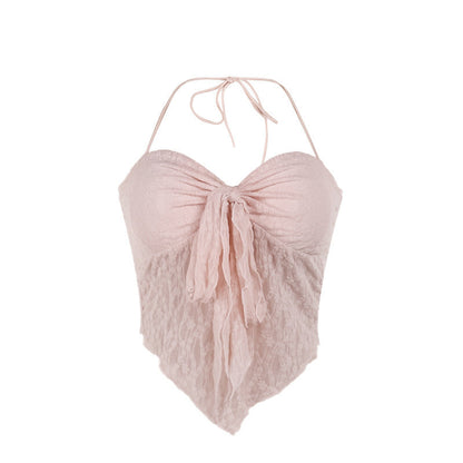 Elegant Silver Bustier Topp med Slingdesign i Mjuk Tyg – Perfekt för Sommarens Festligheter 6