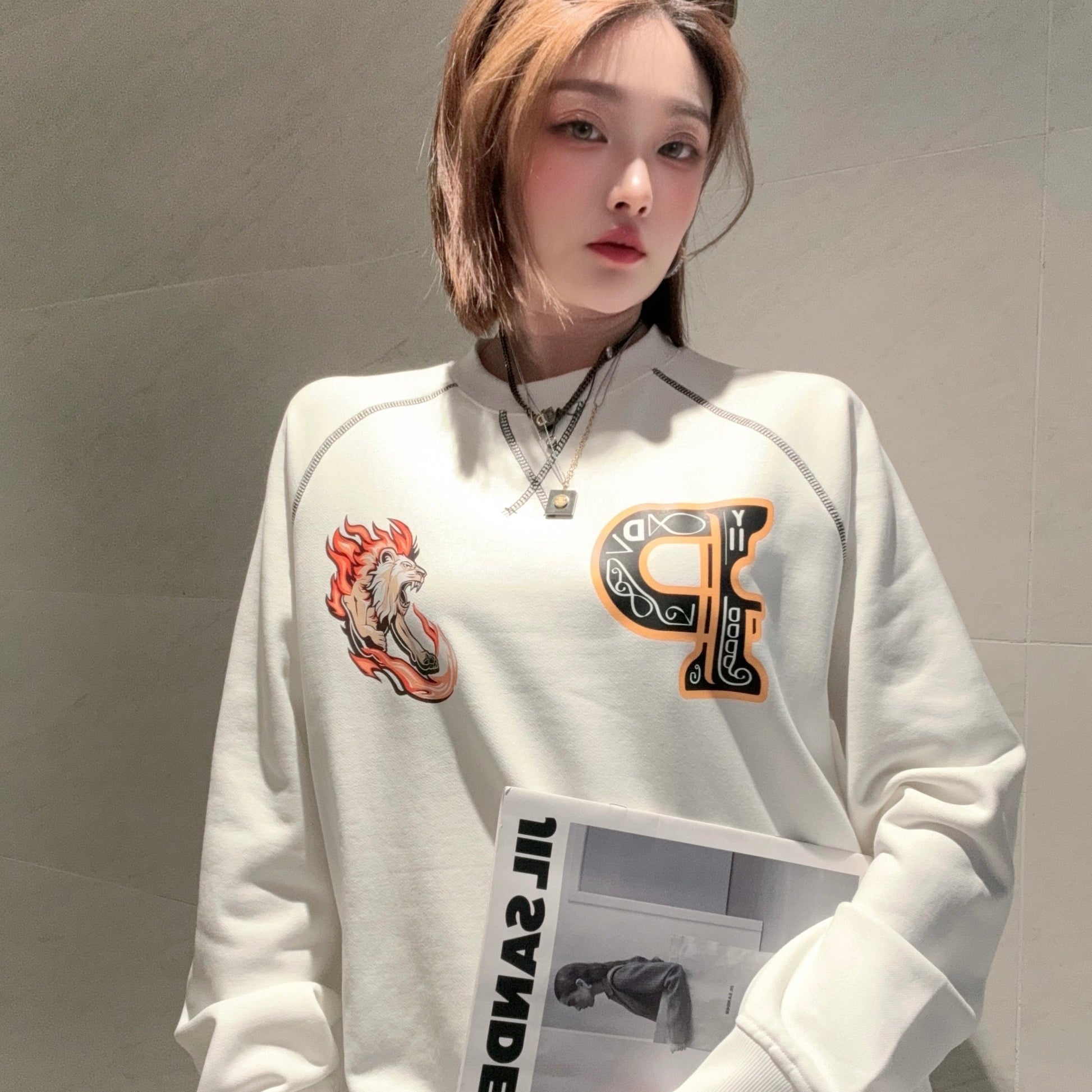 Herr Långärmad T-shirt Rundhalsad 100% Bomull-3