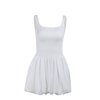 Kvinnors Jumpsuit Samlad Detalj Andningsbart Tyg 6