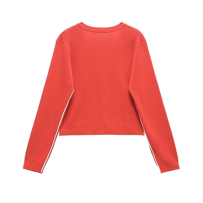 Kvinnors Cardigan Djup V-ringning Mjuk Andningsbar Tyg-2