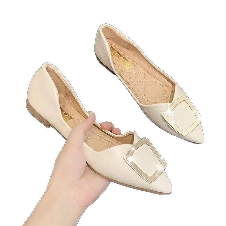 Elegante Spitzballettschuhe aus Leder mit Stilvollem Schnallen-Detail – Bequeme Damen-Schuhe in Größen 36-41 6
