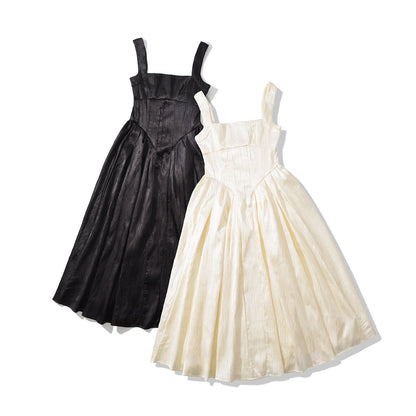 Kvinnors Aftonklänning Veckad Design Med Midjebälte Andningsbart Tyg 2