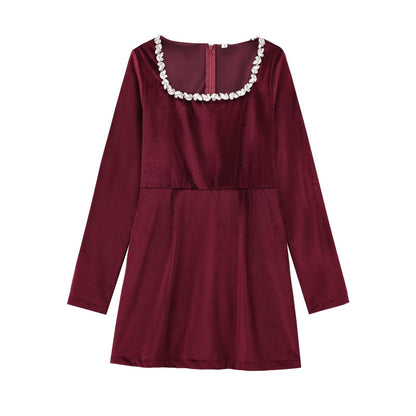 Kvinnors Aftonklänning Raffinerad Med Glittrande Detaljer Mjuk Tyg 6