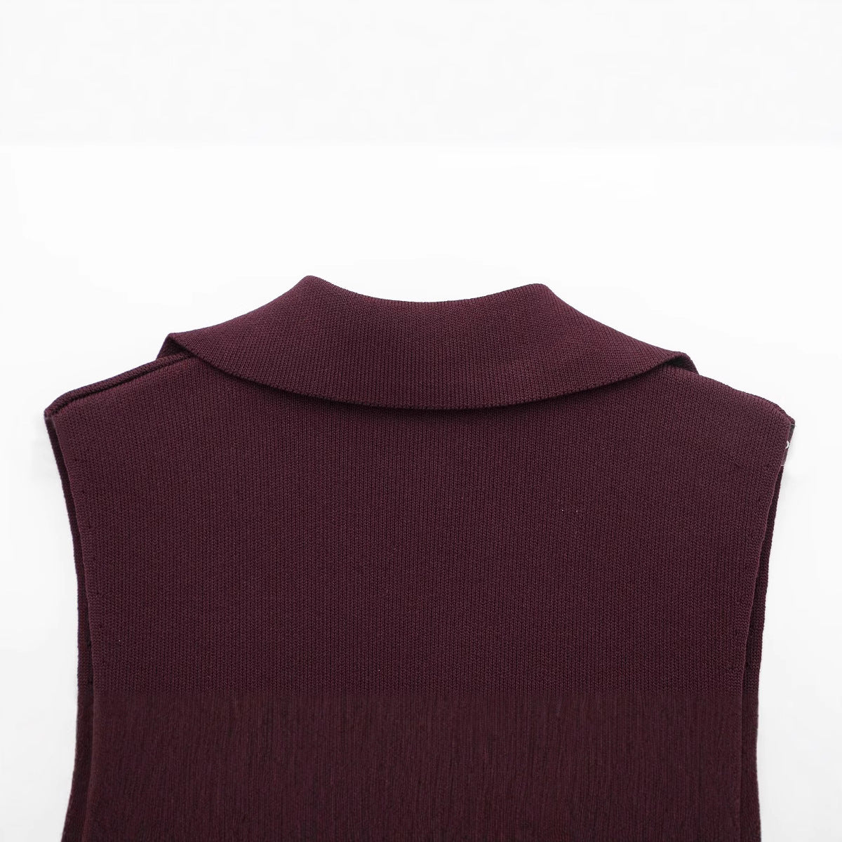 Dam Västar Fällfoldad Mörkröd 100% Polyester-4