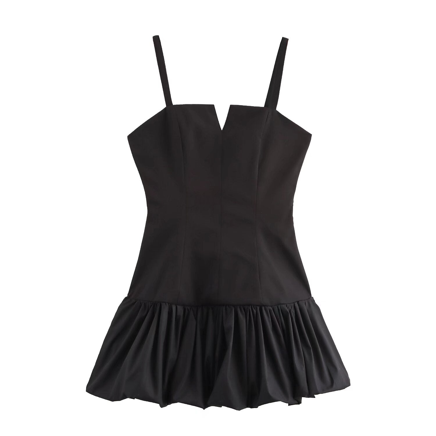 Variant image for Kvinnors Miniklänning Spaghetti Band Polyester Ärmlös Kort-1