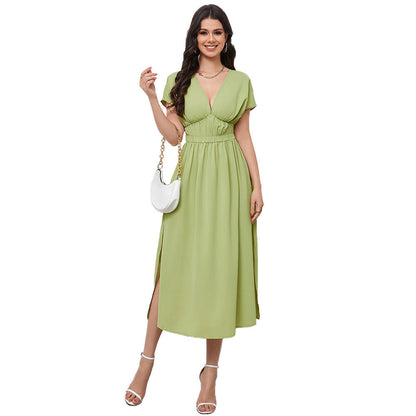 Variant image for Dam Lång Kjol A-Line 100% Polyester Monokrom-1