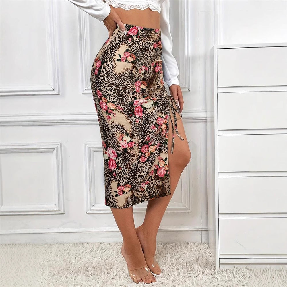 Dam Wrap Rock Blommigt och Djurmönstrat Lätt Tyg 2