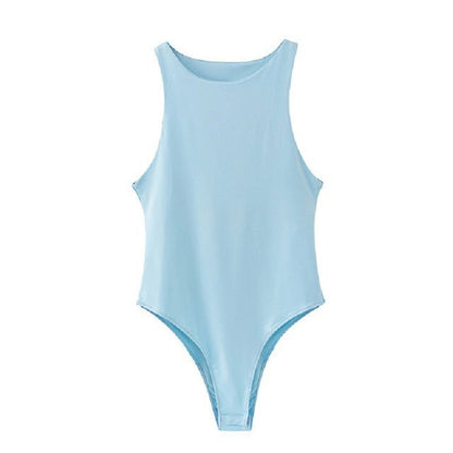 Variant image for Dam Tank Top Tight Passform 100% Bomull Enkelfärgad-16