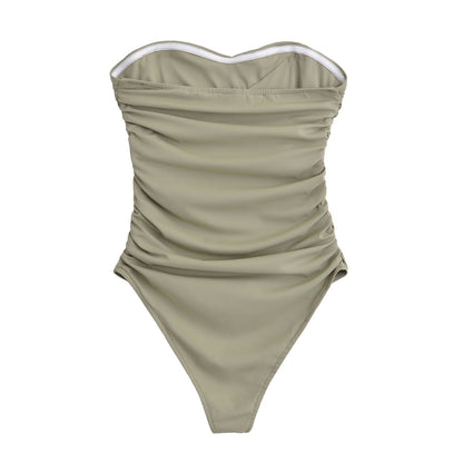 Dam Jumpsuit Stropplös Midi Polyester Rockset-3