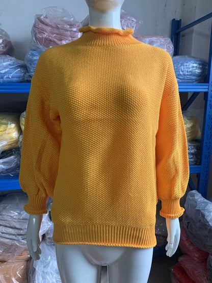 Damer Nacktröja Löst Sittande Akryl 3