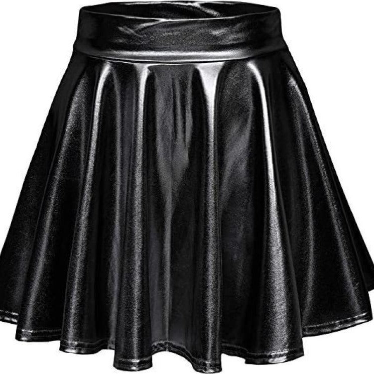 Dam Midi Kjol Street Fashion Polyester Spandex-6