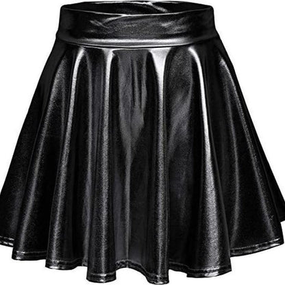 Dam Midi Kjol Street Fashion Polyester Spandex-6