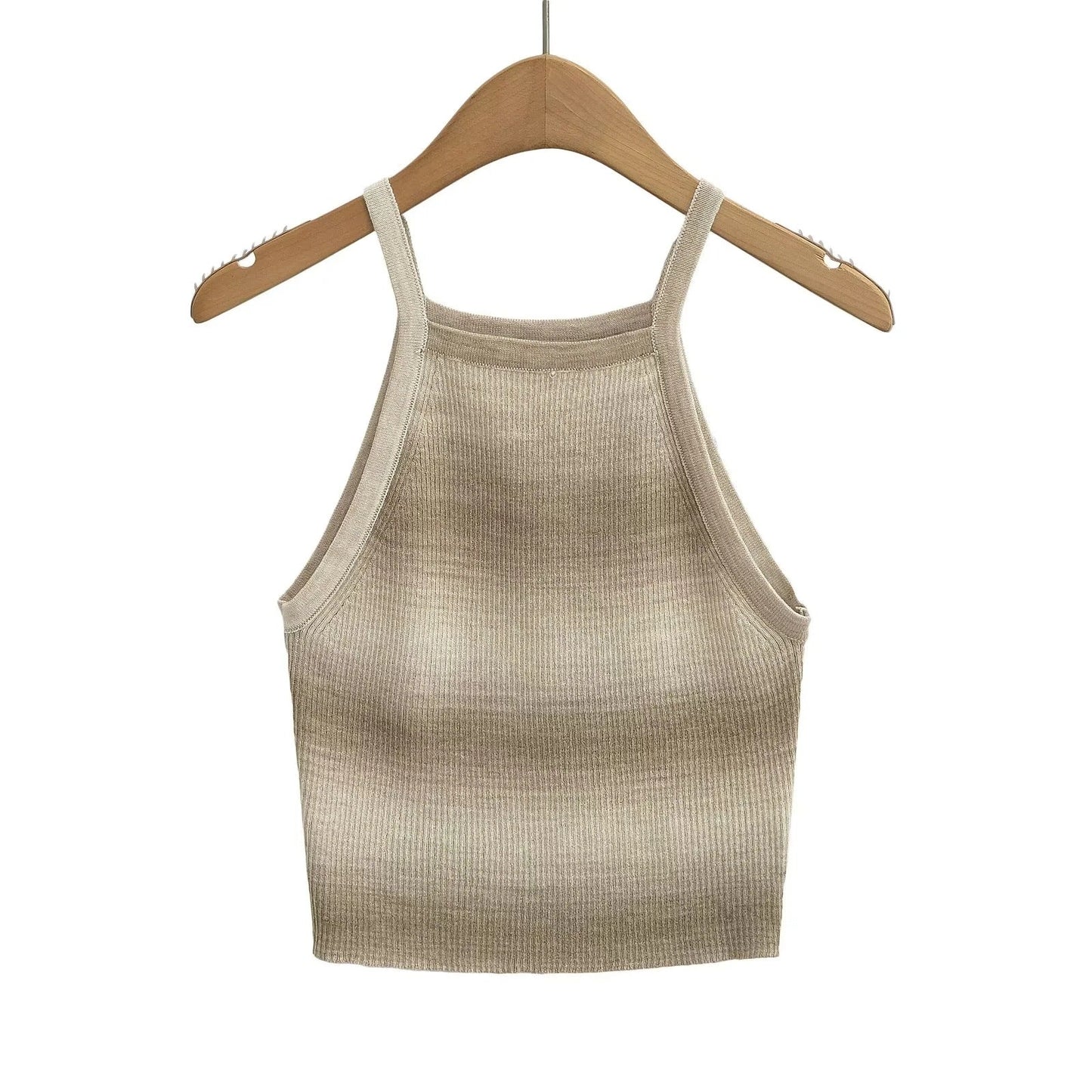 Variant image for Dam Skjorta Kort Randig Spaghetti Band Polyester-10