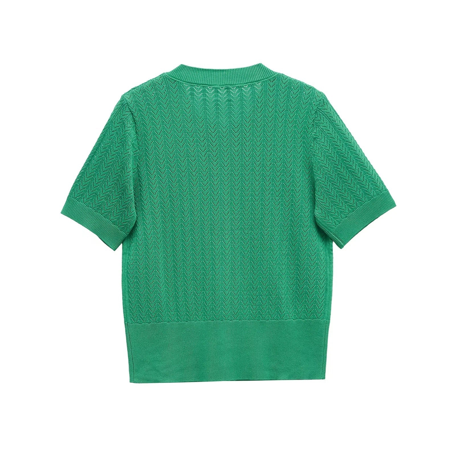 Kvinnors Cardigan Klassisk Rund Krage Mjuk Karamellstruktur-2