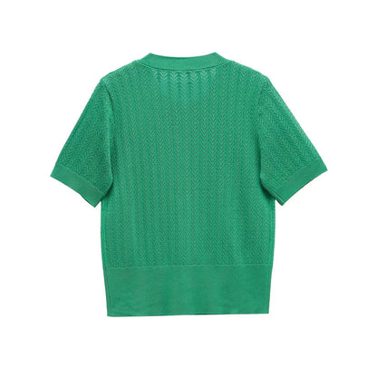 Kvinnors Cardigan Klassisk Rund Krage Mjuk Karamellstruktur-2