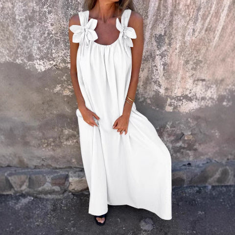 Dam Spetsmodeklänning Elegant Spaghetti Band Polyester-2