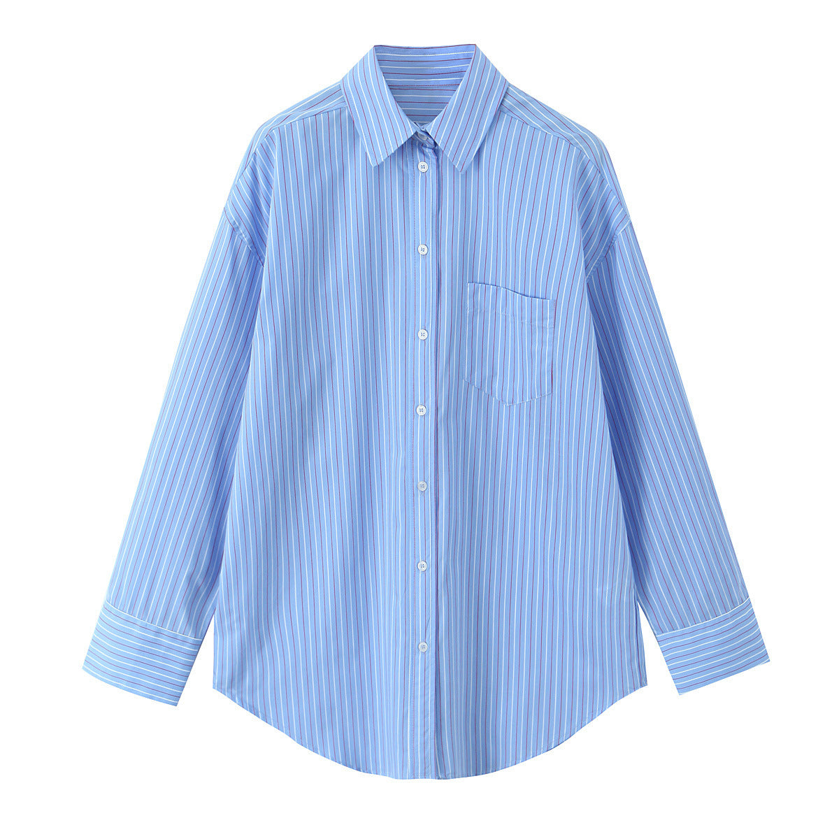Variant image for Dam Pyjamas Set Långärmad Siden med Randigt Mönster-1