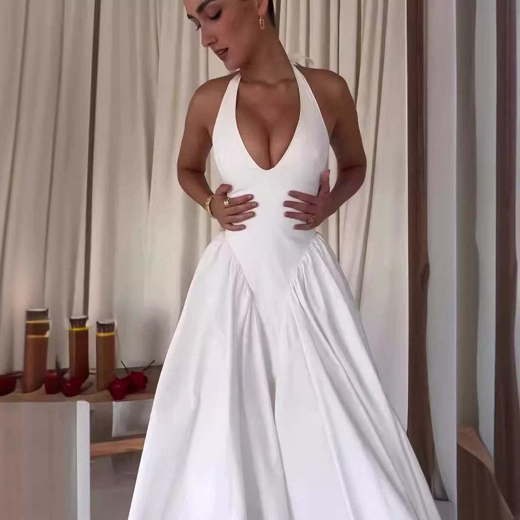 Dam Maxi Kjol Patchwork Polyester-4