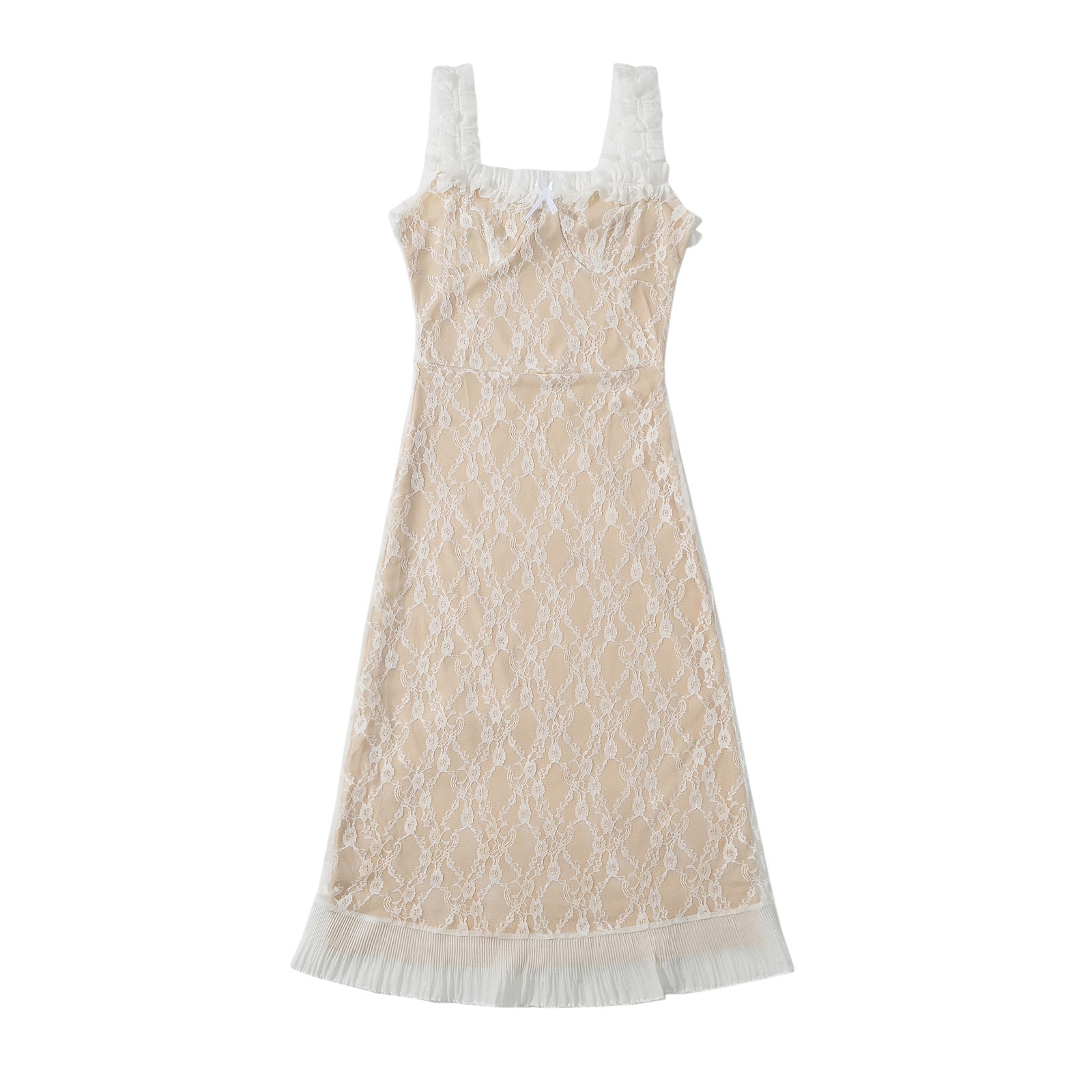 Kvinnors Toppklänning V-ringning Voluminösa Detaljer Högkvalitativt Tyg 4