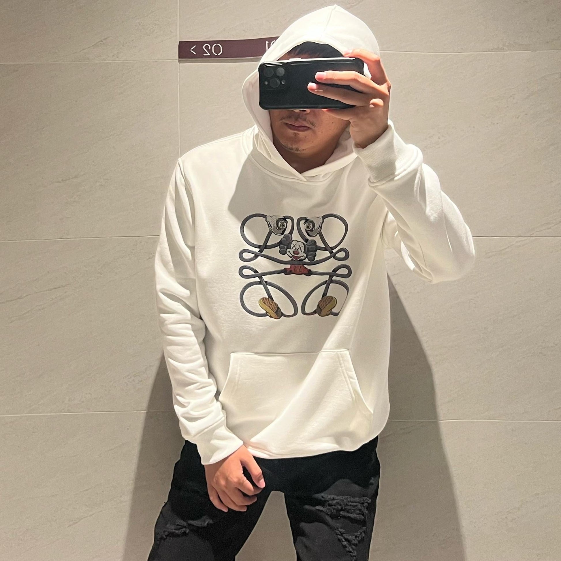 Variant image for Herr Tröja Långärmad Avslappnad Bomull och Polyester-1