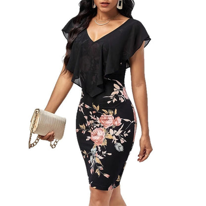 Dam T-shirt Grafisk Design 100% Bomull Komfortabel Passform-6