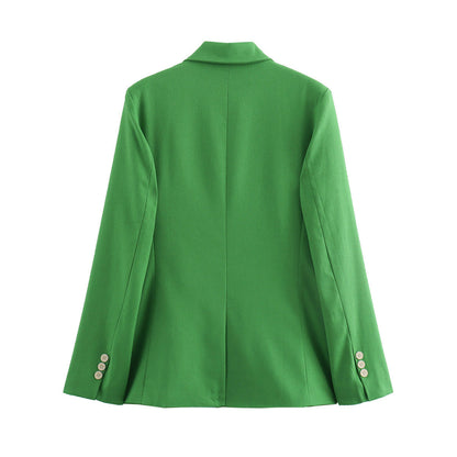 Dam Overall Loose Leisure Suit med Bälteshorts i Polyester-4