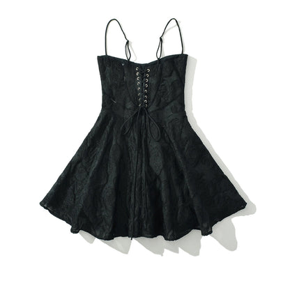 Kvinnors Klänning Spaghetti Band Blommig Andningsbart Tyg 3