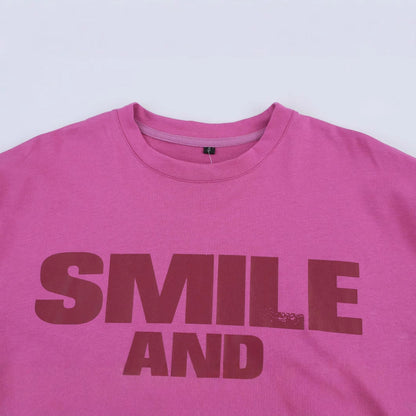 Dam T-shirt Avslappnad Snitt Mjuk Bomull-3