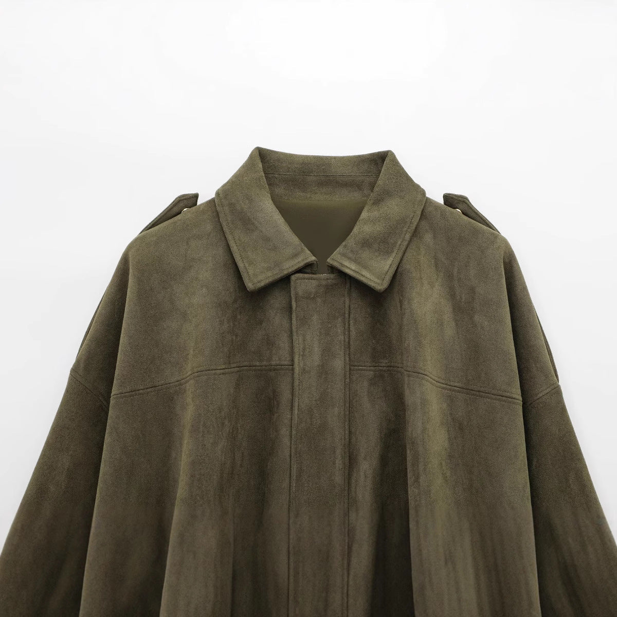 Herr Pilotjacka Monokrom Polyester Olivgrön 2