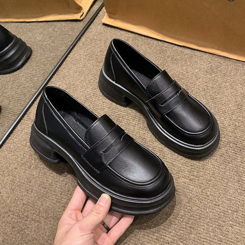 Kvinnors Slip-On Loafers i Lätt Material med Vadderad Innersula – Elegant Modern Design, Normal Passform 1