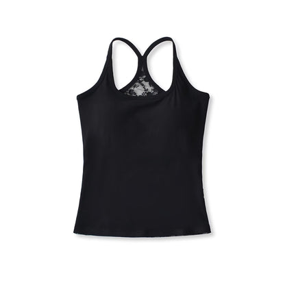 Kvinnors Sporttopp Justerbara Remmar Andningsbart Material-3