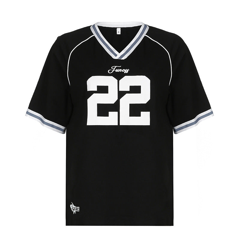 Variant image for Unisex Sportig T-shirt Set Bomull Färgblockering-1