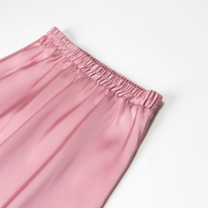 Dam Midi Rock A-Linjeformad Polyester-3