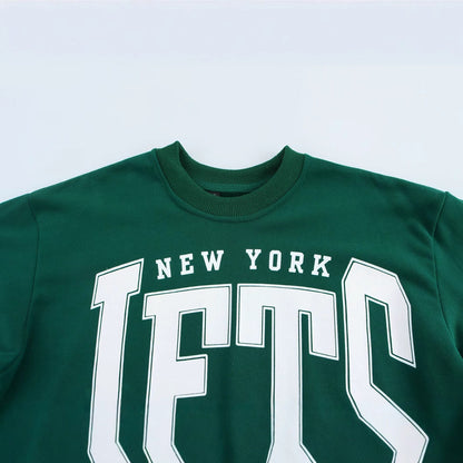 Sportig Kvinnors Tröja med Vintageinspirerat Tryck, Rund Hals och Elastiska Manschetter – Mjuk Tyg för Avslappnad Passform 4