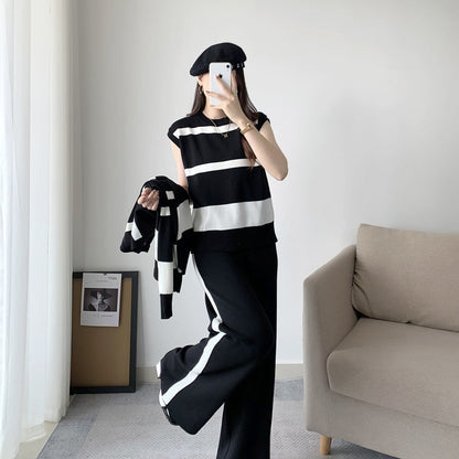 Variant image for Dam Tre Dela Set Randig Akryl-4