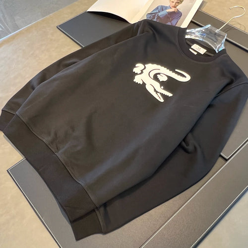 Herrar Vintertröja Rund Hals Bomull Polyester-1