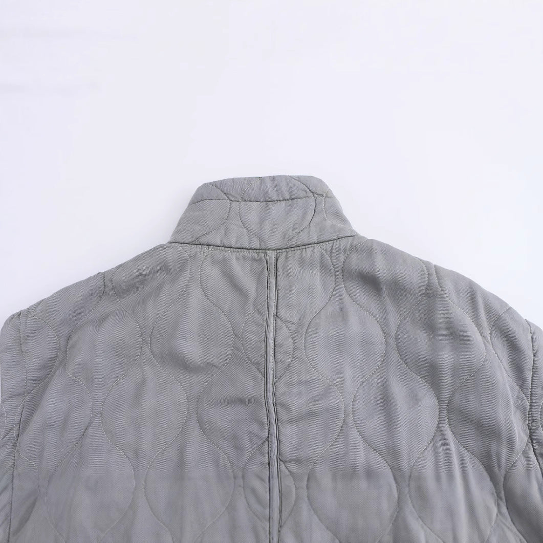 Dam Ribbad Topp Bomull Trendig-4