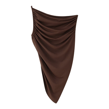 Kvinnors Wrap Kjol Elegant Flödande Material 2