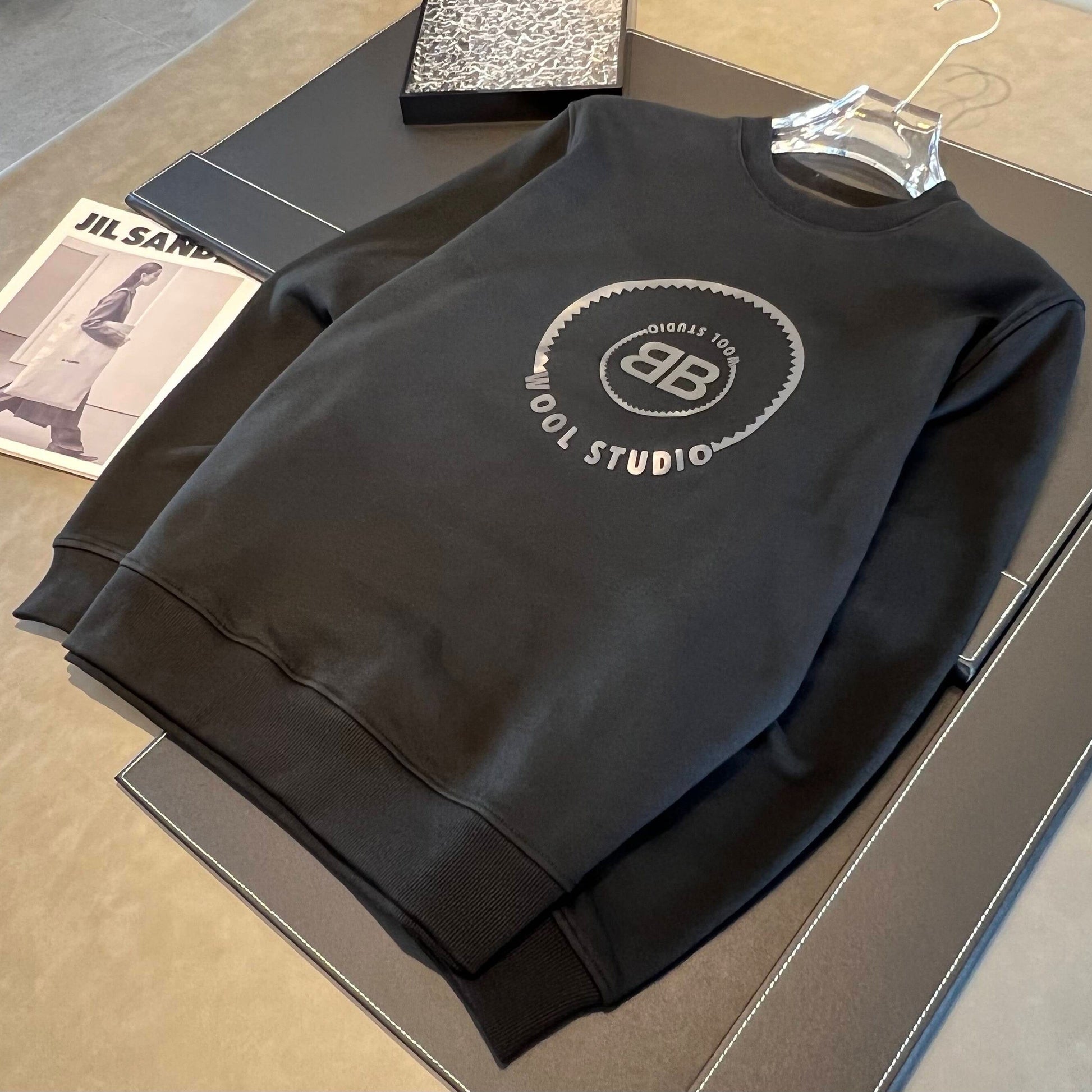 Unisex Tjock Tröja Rund Nacke Bomull Polyester-2