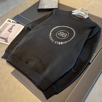 Unisex Tjock Tröja Rund Nacke Bomull Polyester-2