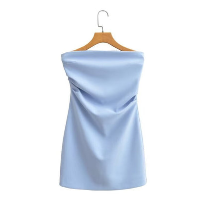 Variant image for Kvinna A-Line Klänning Kort Polyester Enfärgad-1