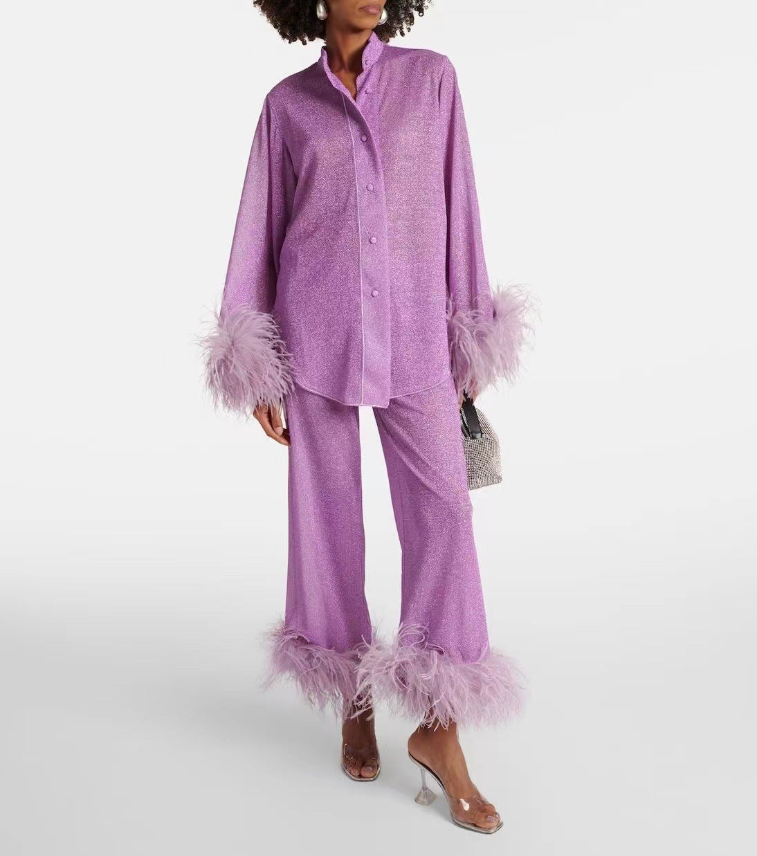 Variant image for Dam Set Långärmad Topp och Byxor Polyester-11