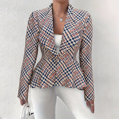 Damen Blazer mit Maßgeschneiderter Silhouette aus Atmungsaktivem Material – Elegant für Büro und Freizeit 1